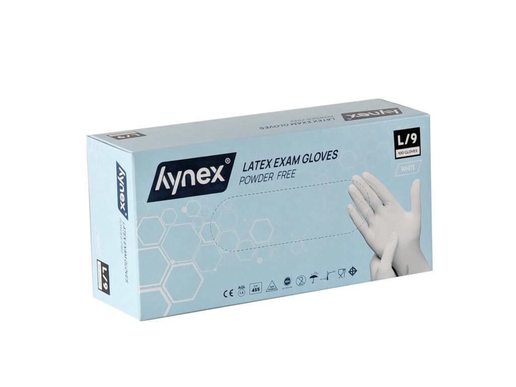 Hynex latex powder-free gloves